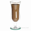 Tasses en verre à double paroi de poids borosilicaté